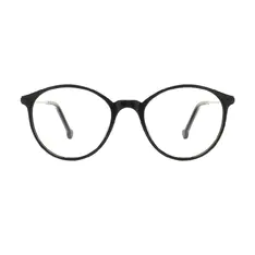Oval Black Eyeglasses