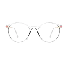 Oval Clear Eyeglasses