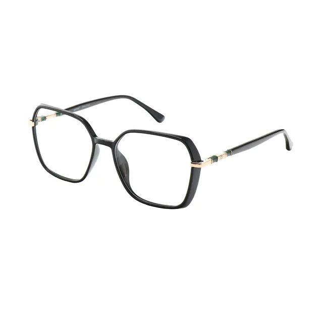 Square Black/Gold Eyeglasses
