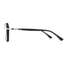 Square Black/Gold Eyeglasses