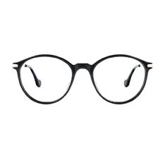 Round Black Eyeglasses