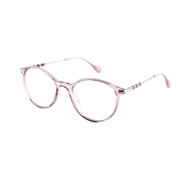 Round Purple Eyeglasses