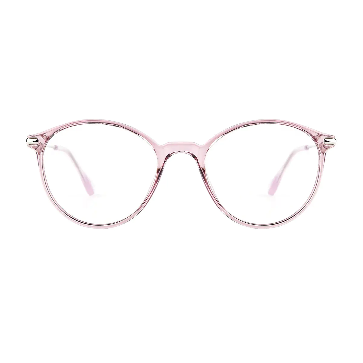 Round Purple Eyeglasses
