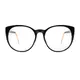 Oval Black Eyeglasses