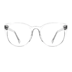 Oval Clear Eyeglasses