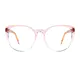 Oval Pink Eyeglasses