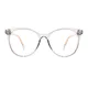 Round Gray Eyeglasses