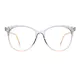 Round Gradient Purple Eyeglasses