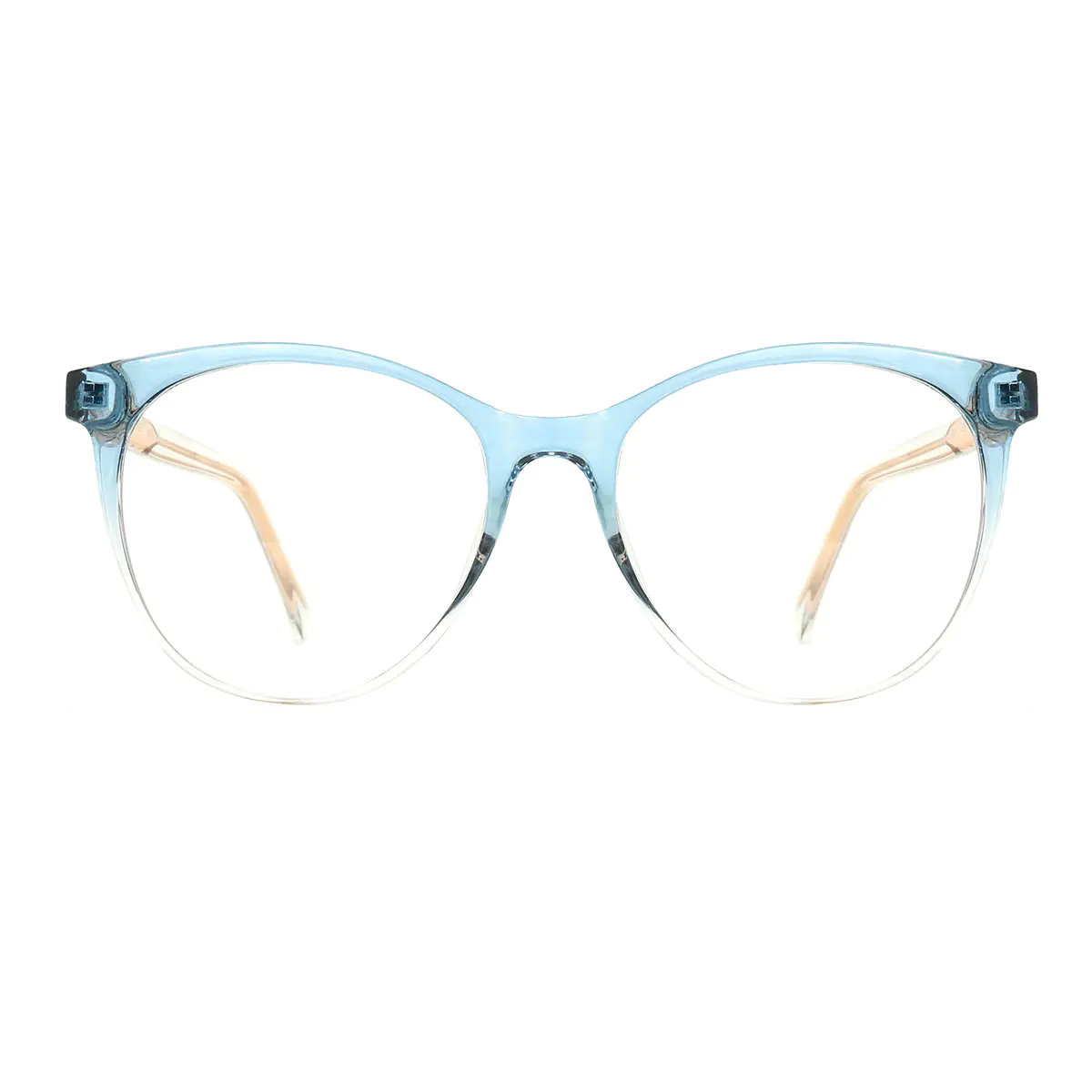  Round Gradient Blue Eyeglasses