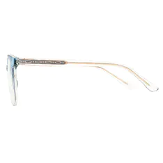 Round Gradient Blue Eyeglasses