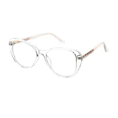 Oval Clear Eyeglasses