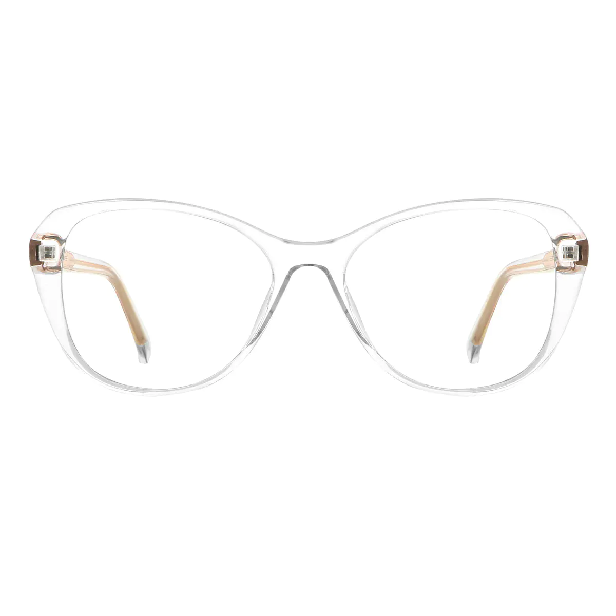 Oval Clear Eyeglasses