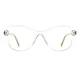 Oval Clear Eyeglasses