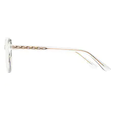 Oval Clear Eyeglasses