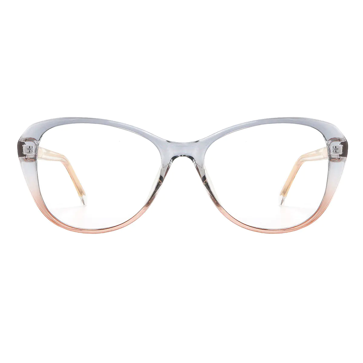 Oval Purple/ Pink Eyeglasses