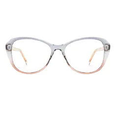 Oval Purple/ Pink Eyeglasses