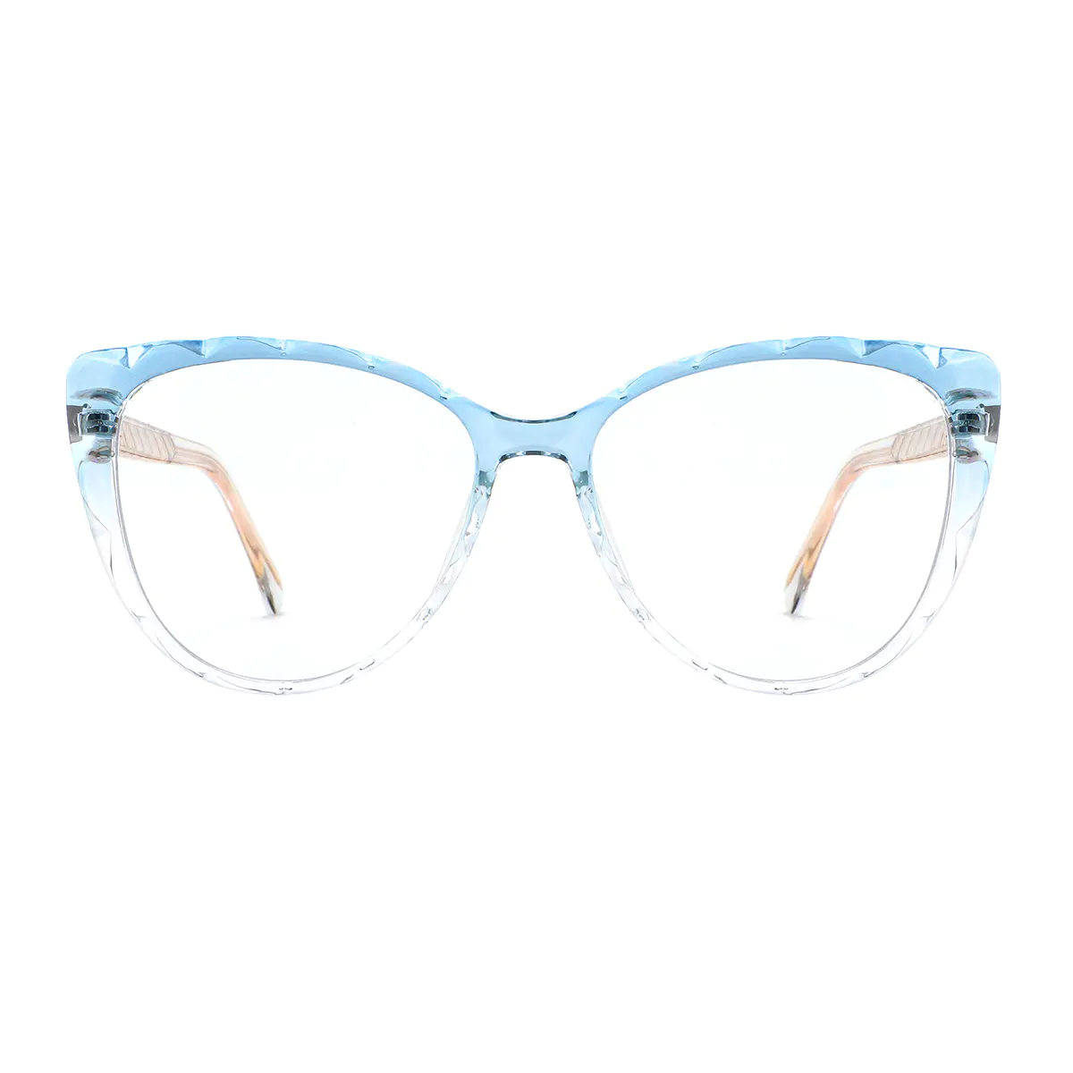 Cat-eye Gradient Blue Eyeglasses