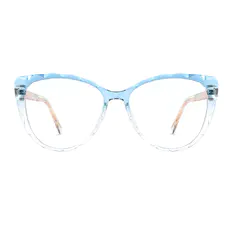 Cat-eye Gradient Blue Eyeglasses