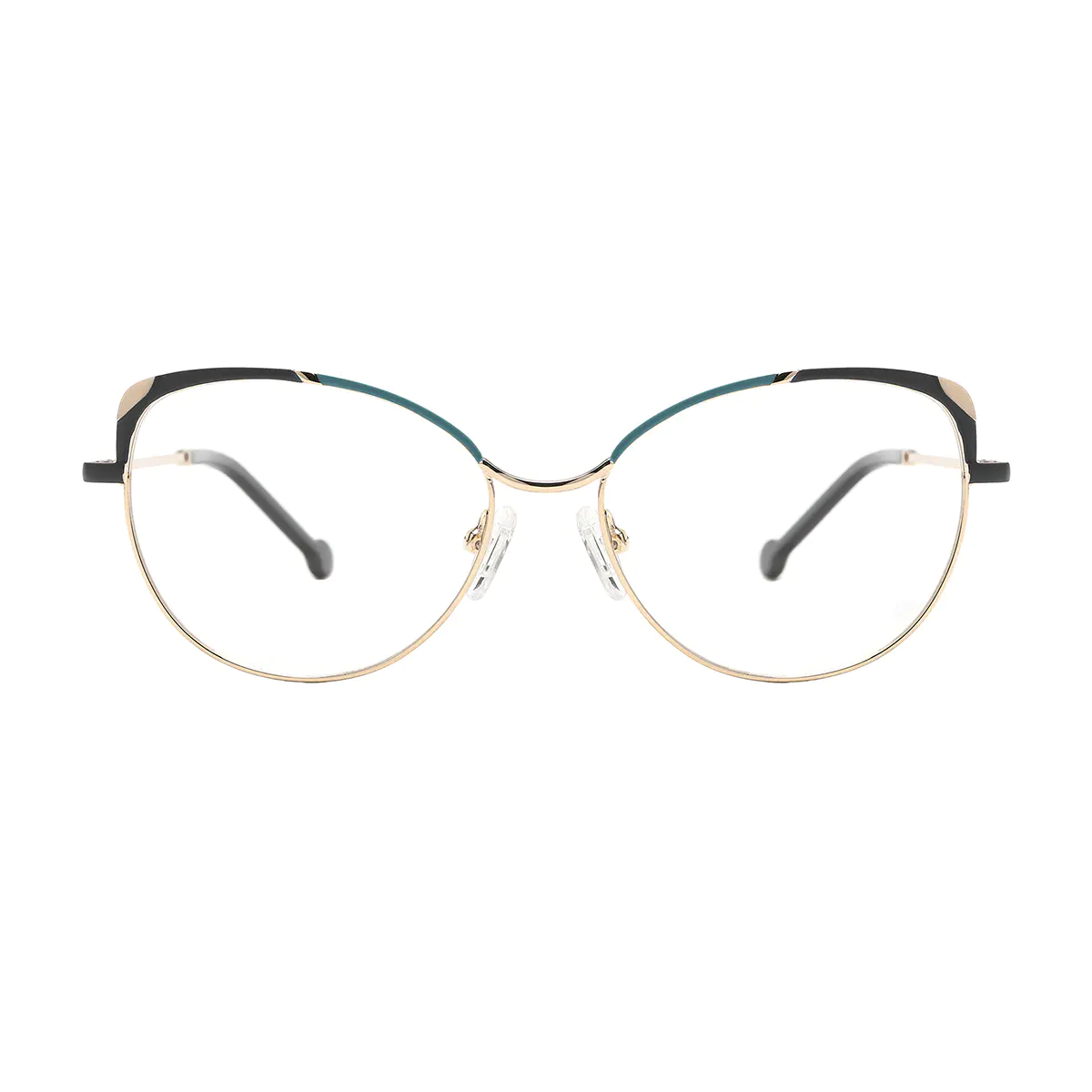 Cat-eye Gold Eyeglasses
