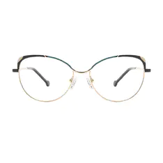 Cat-eye Gold Eyeglasses