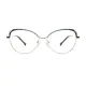 Cat-eye Gold Eyeglasses