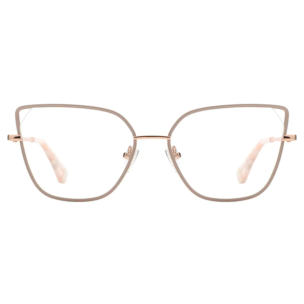 Cat-eye Pink/Rose Gold Eyeglasses
