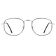 Square Black/Silver Eyeglasses