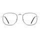 Square Black/Gold Eyeglasses
