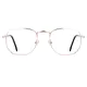 Square Gold Eyeglasses