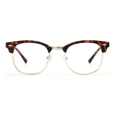 Browline Matte Tortoiseshell Eyeglasses