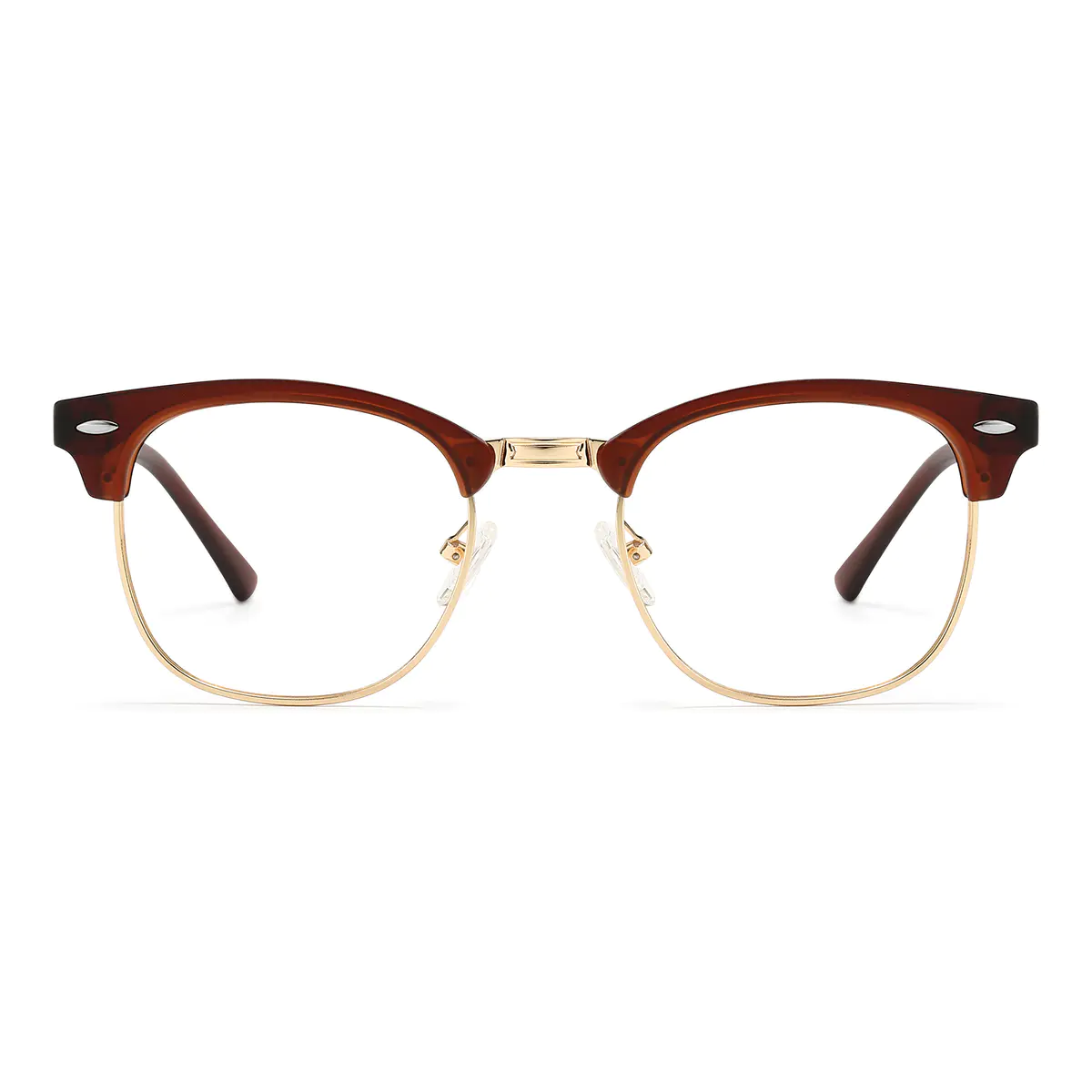 Browline Matte Brown Eyeglasses