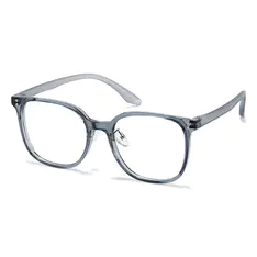 Square Gray Blue Eyeglasses