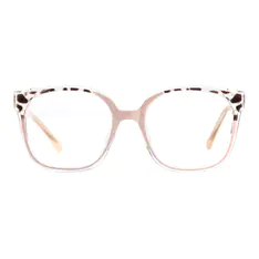 Square Champagne/Tortoiseshell Eyeglasses
