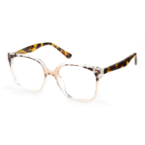 Square Beige/Tortoiseshell Eyeglasses