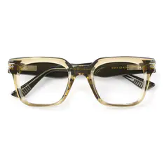 Square Olive Green Eyeglasses