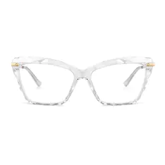 Cat-eye Clear Eyeglasses