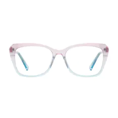 Square Gradient Pink/Blue Eyeglasses