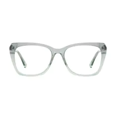 Square Gradient Gray/Green Eyeglasses