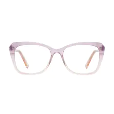 Square Gradient Purple/Clear Eyeglasses