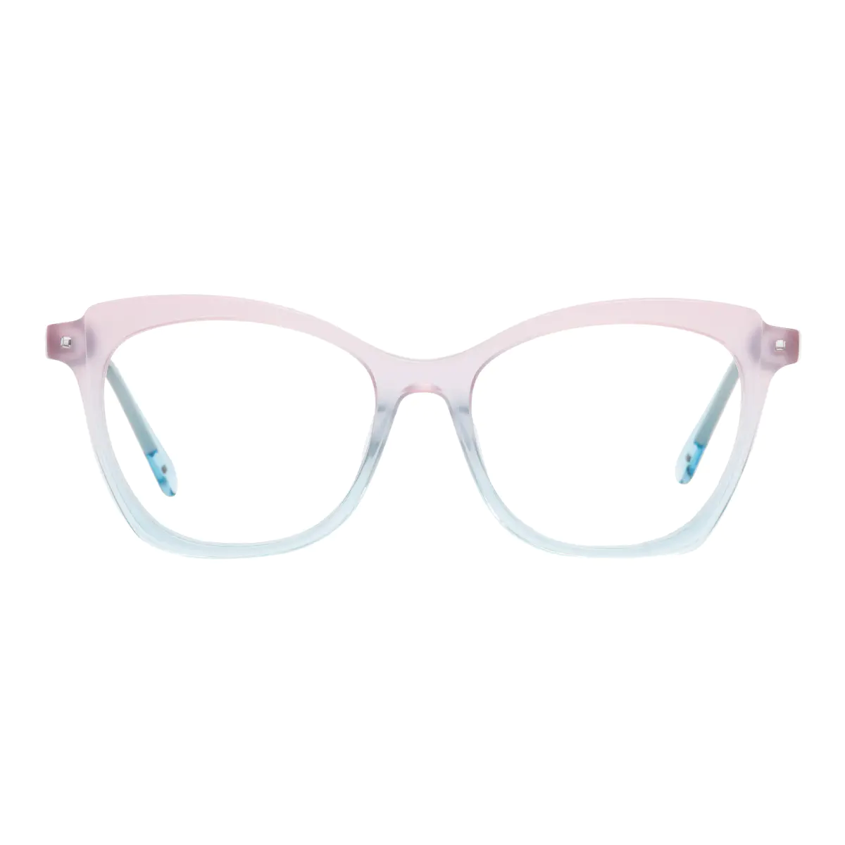 Square Gradient Pink/Blue Eyeglasses