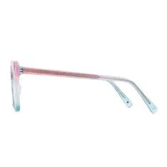 Square Gradient Pink/Blue Eyeglasses