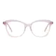 Square Gradient Purple/Clear Eyeglasses