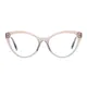 Cat-eye Transparent Brown/Gray Eyeglasses