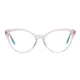 Cat-eye Gradient Pink/Blue Eyeglasses