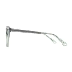 Cat-eye Gradient Gray/Green Eyeglasses