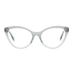 Cat-eye Gradient Gray/Green Eyeglasses