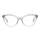 Cat-eye Gradient Gray/Green Eyeglasses