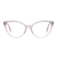 Cat-eye Gradient Purple/Clear Eyeglasses