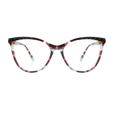 Cat-eye Purple/Blue Eyeglasses