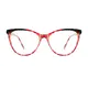 Cat-eye Red/Black Eyeglasses